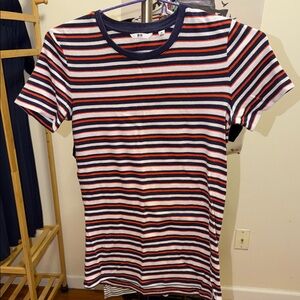 Uniqlo Multicolor Striped Tee